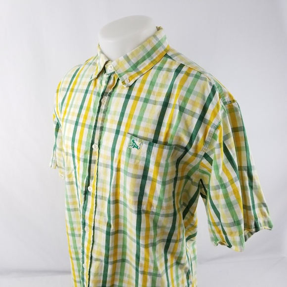 Drunkn Munky Other - Drunkn Munky Button Front Sz XL S/S Plaid Check